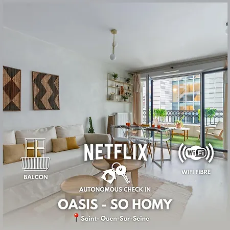 Apartamento Oasis Lumineux And The Natural A Paris - 8 Pax - 2br Saint-Ouen (Seine-Saint-Denis)