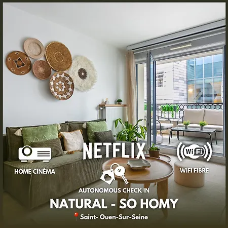 Oasis Lumineux And The Natural A Paris - 8 Pax - 2br Apartamento